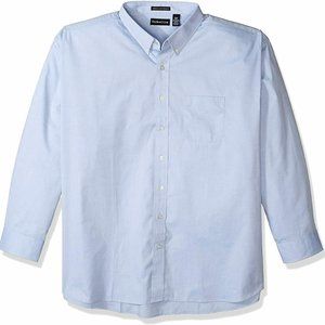 Ultraclub Mens Long-Sleeve Performance Pinpoint XL